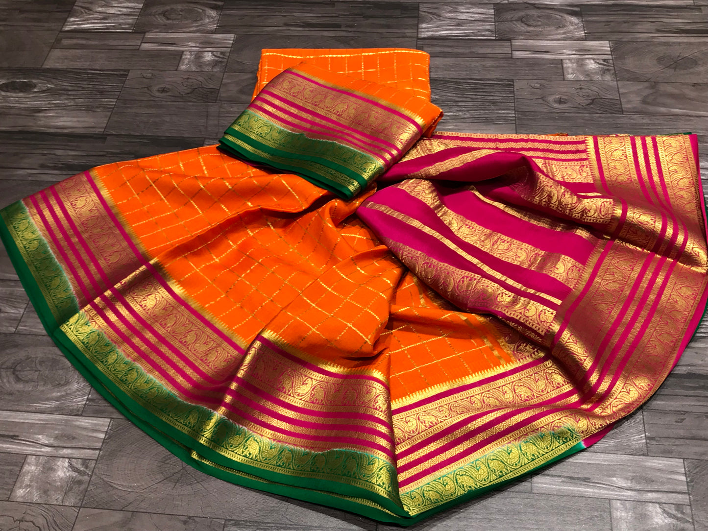 Pure Mysore Silk Saree