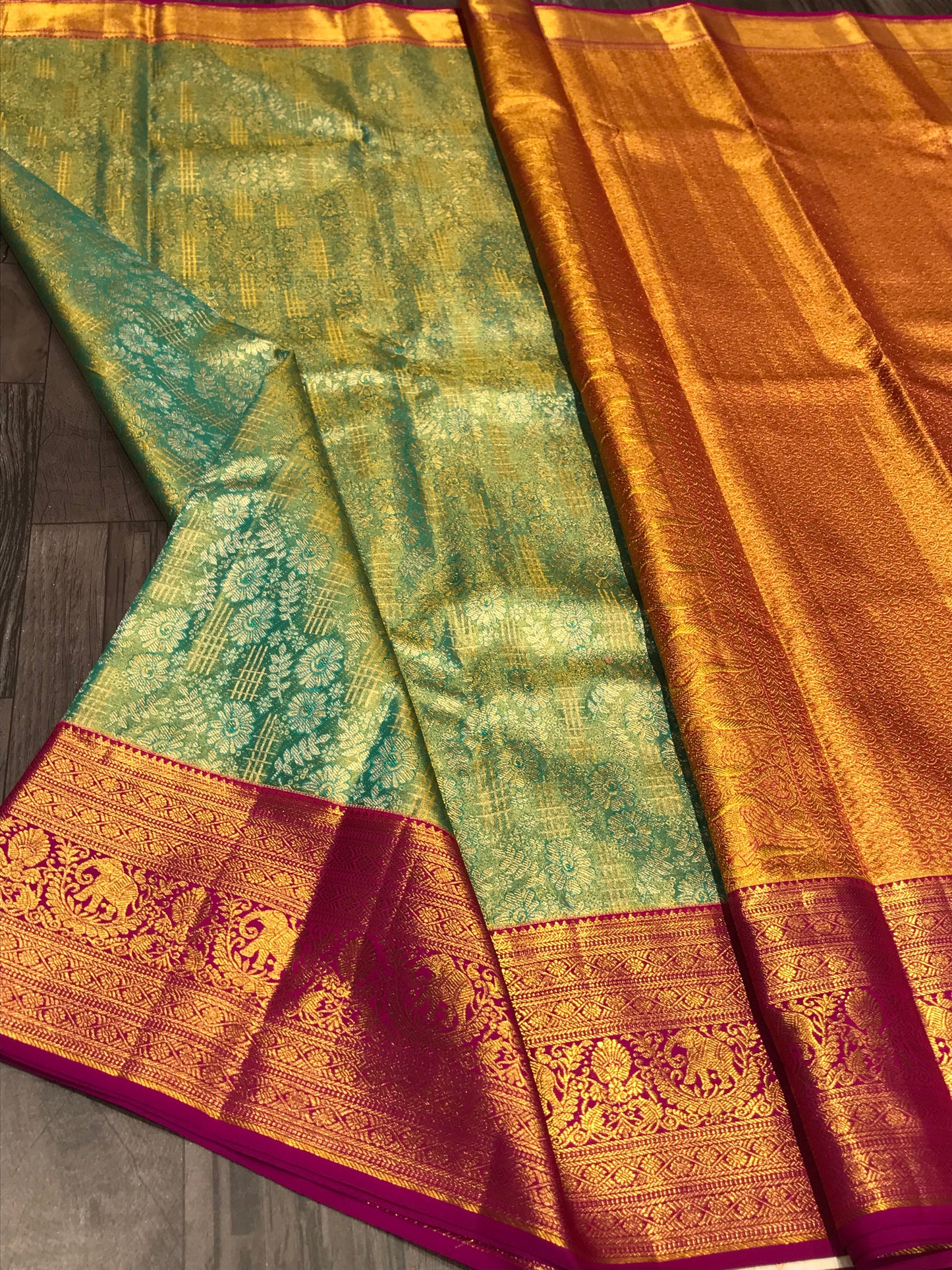 Pure Kanchipuram Tissue Silk Saree