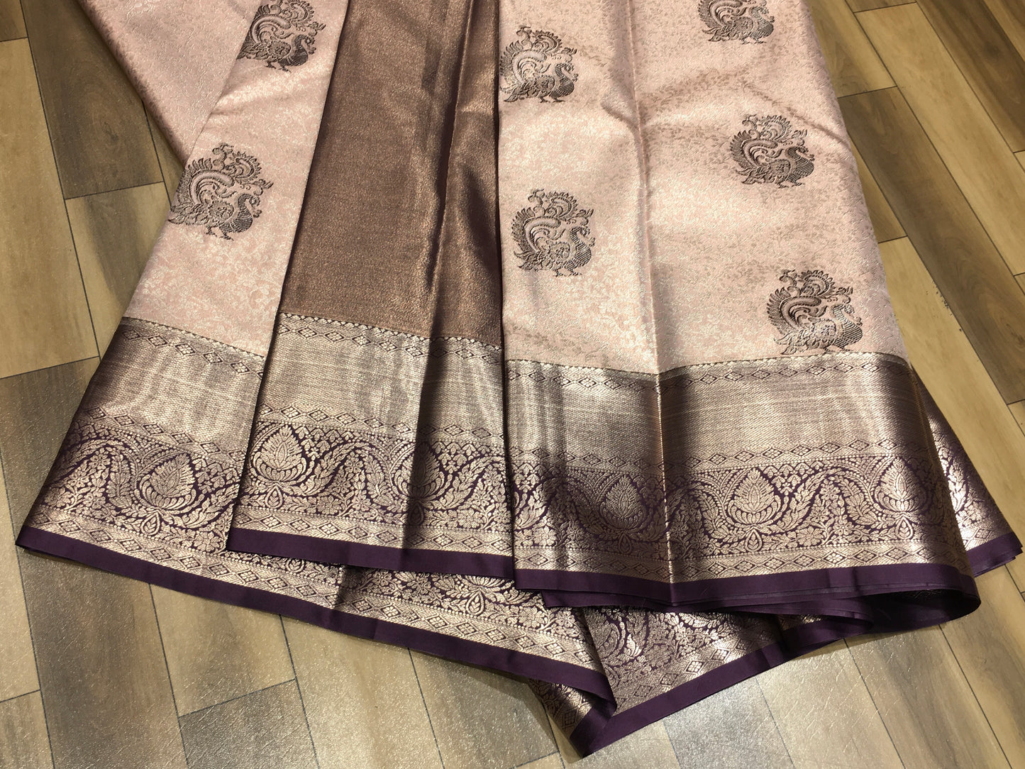 Semi Kanchipuram Tissue Silk