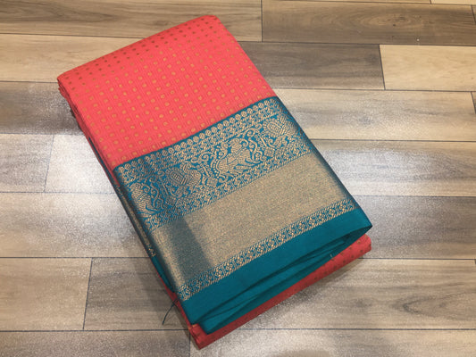 Semi Kanchipuram Silk Saree