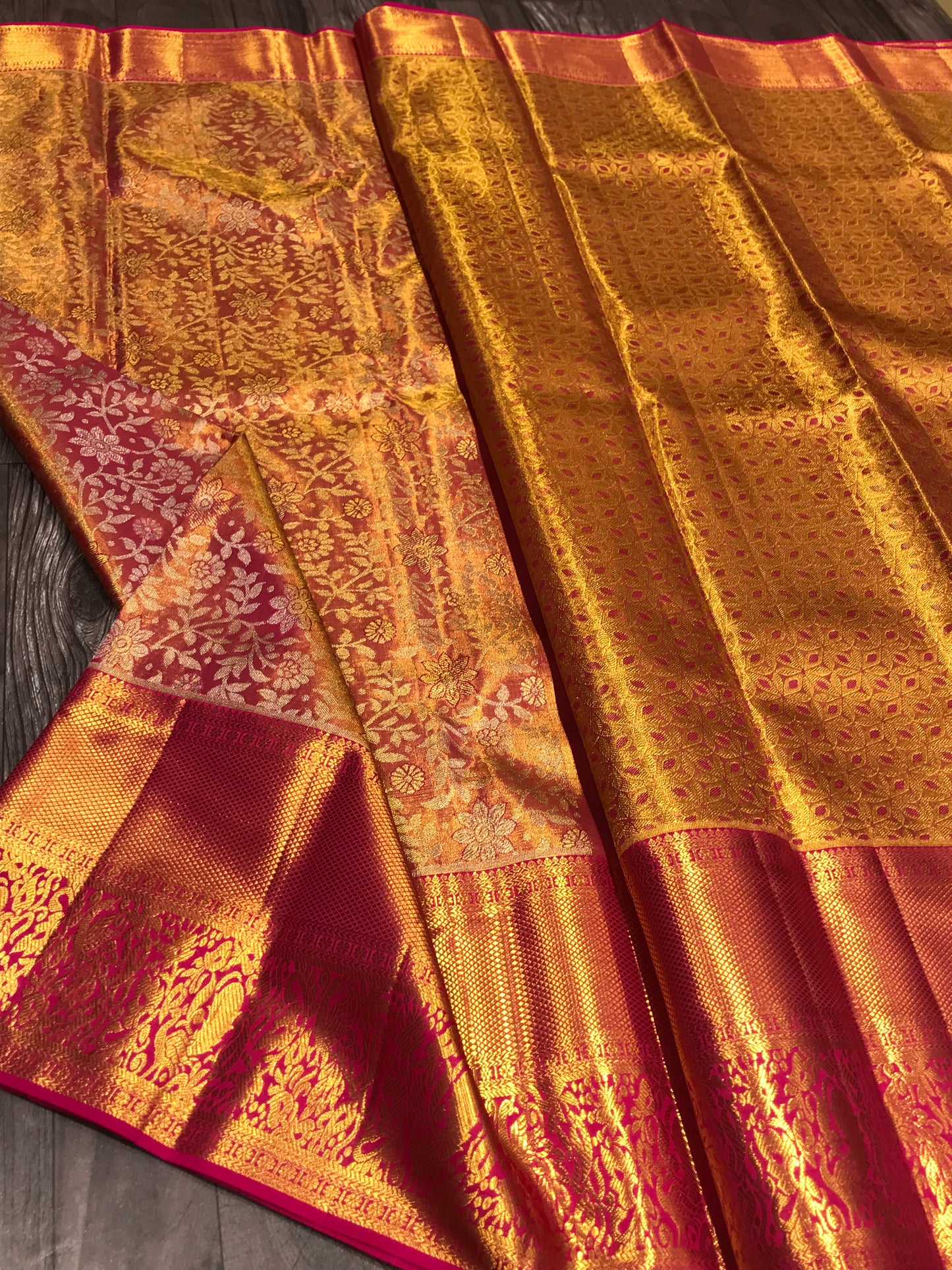 Pure Kanchipuram Tissue Silk Saree