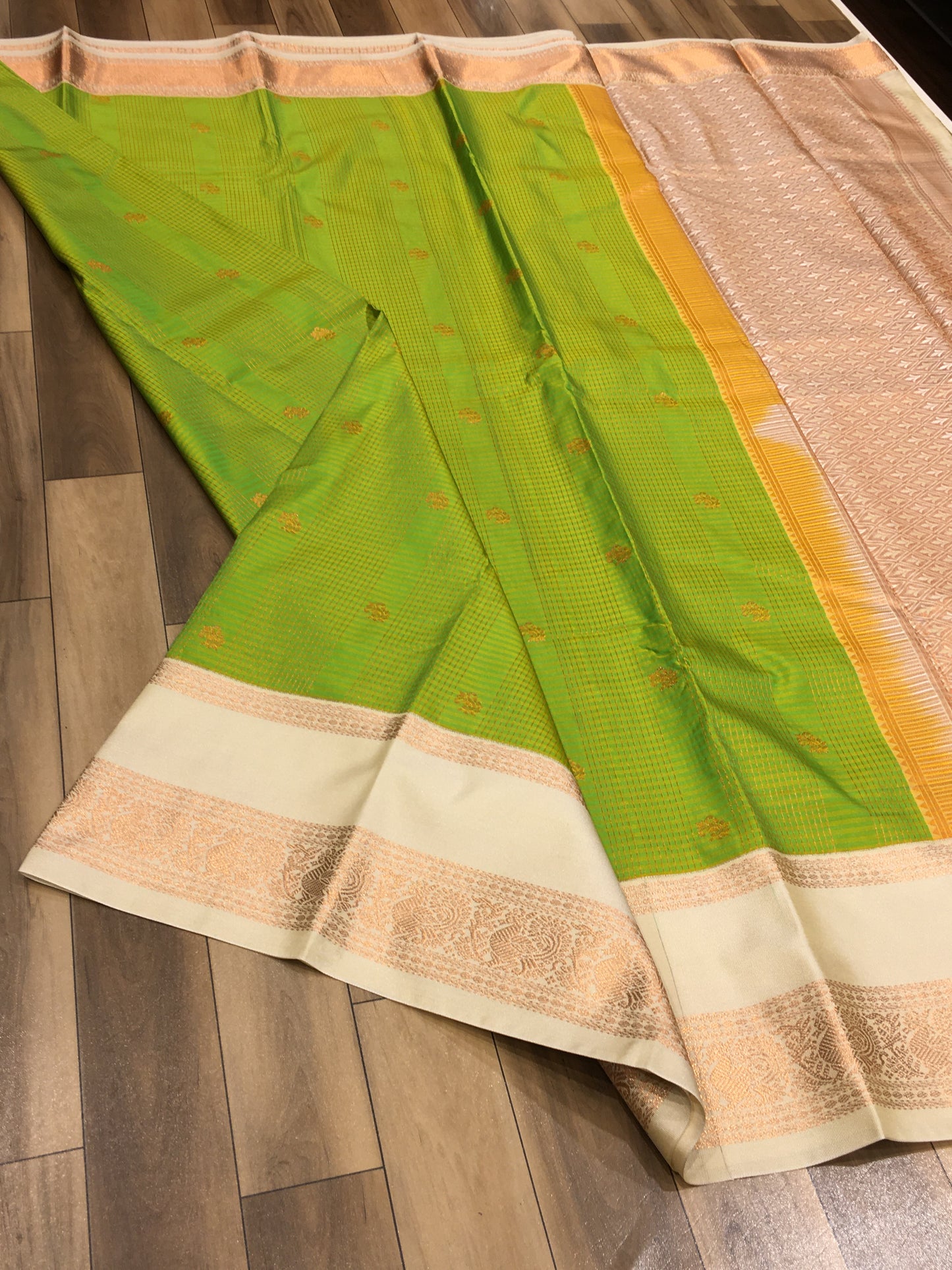 Semi Kanchipuram Silk Saree