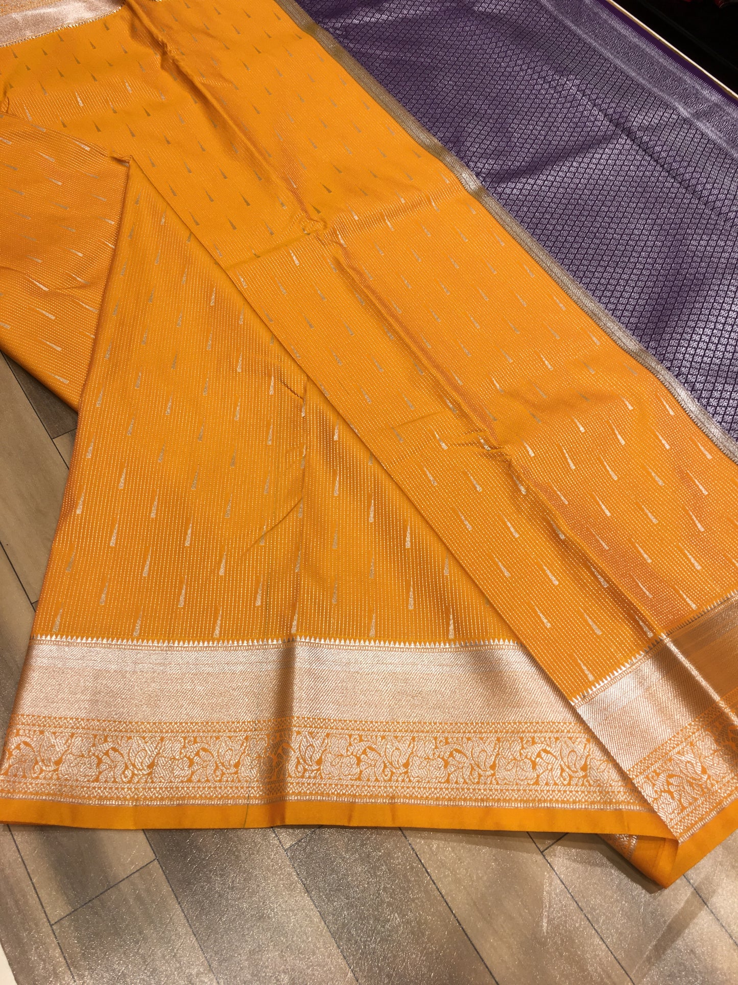 Semi Kanchipuram silk saree