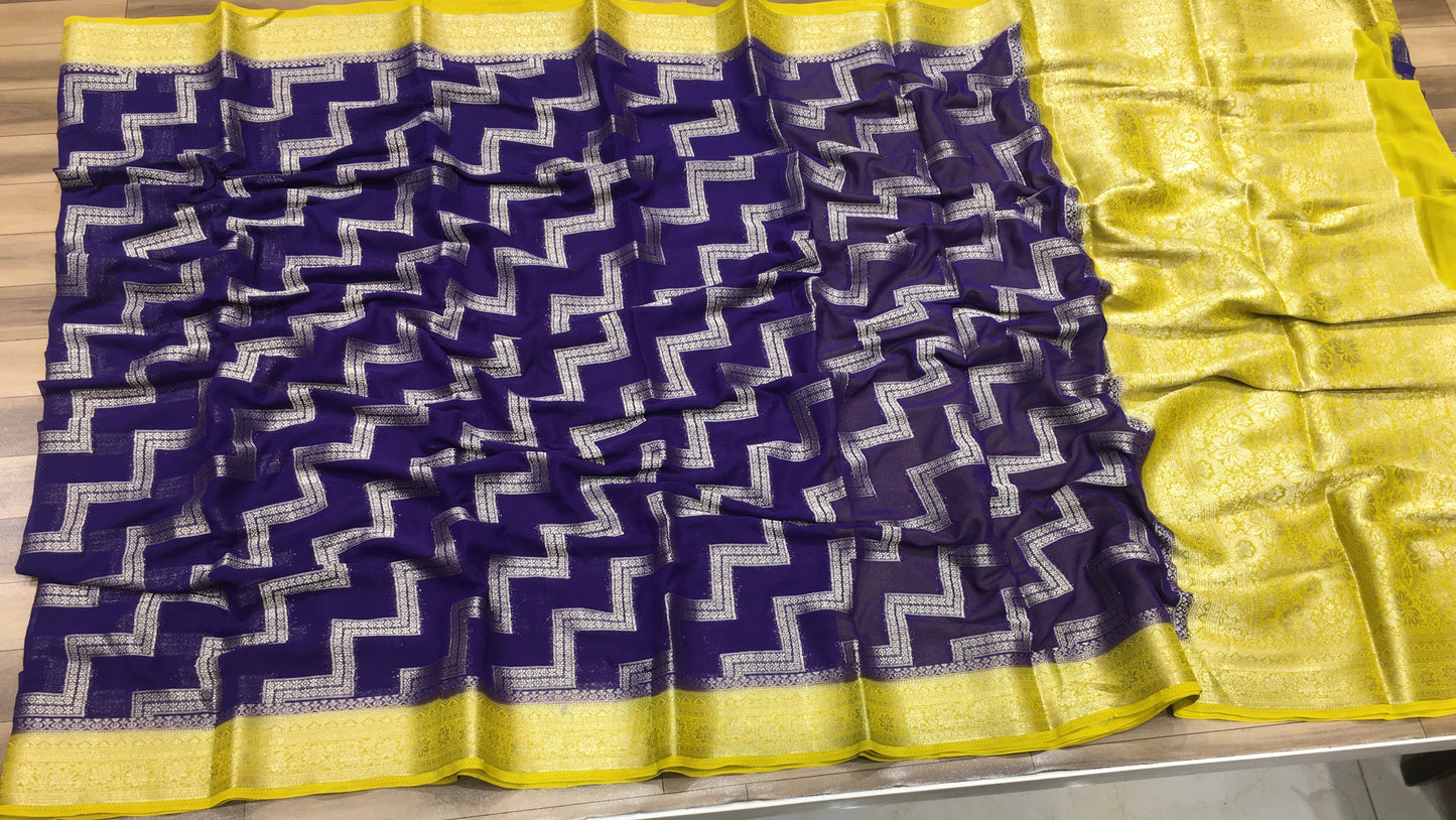 Chiffon Georgette Saree