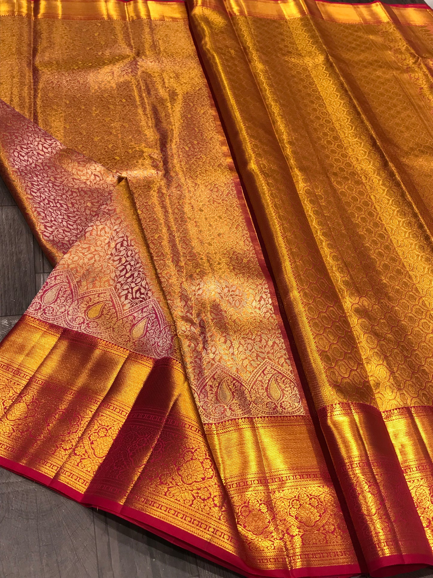 Pure Kanchipuram Tissue Silk Saree