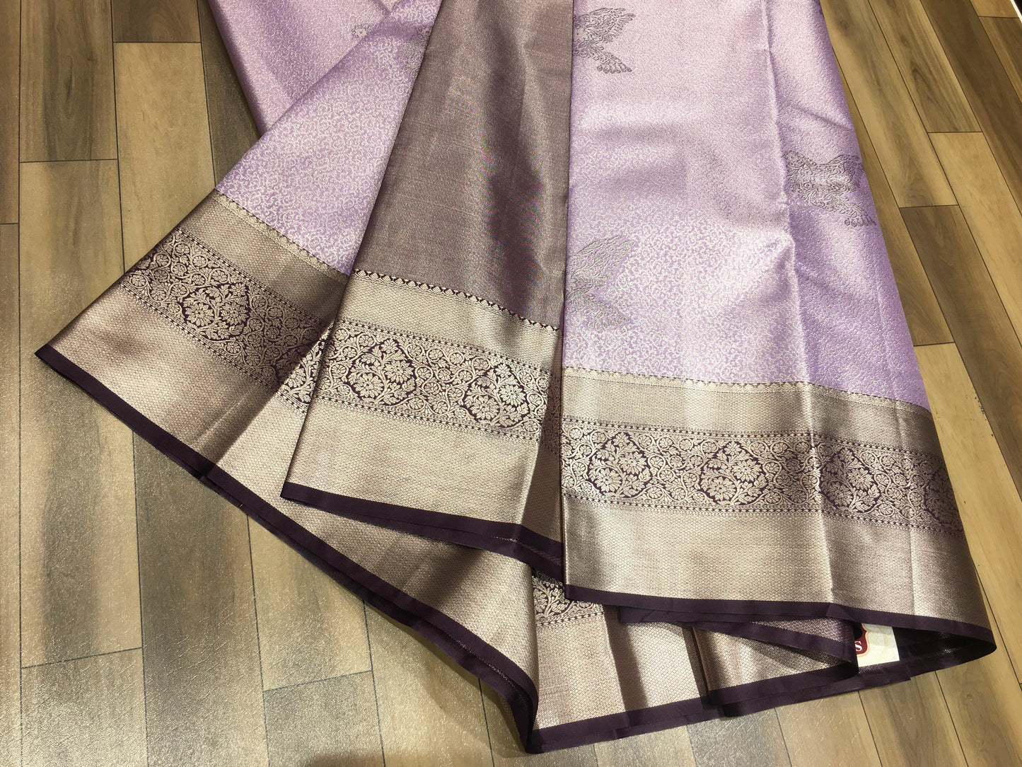 Semi Kanchipuram Tissue Saree