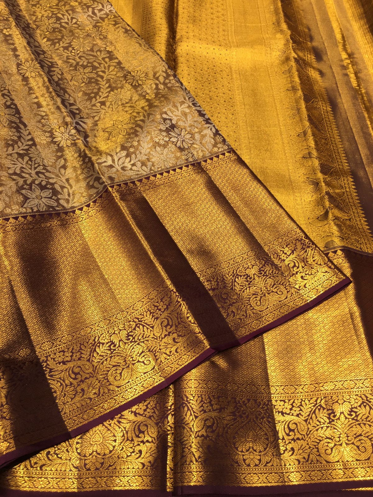 Pure Kanchipuram Tissue silk