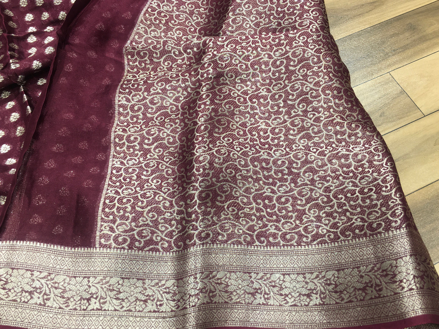 Chiffon Georgette saree