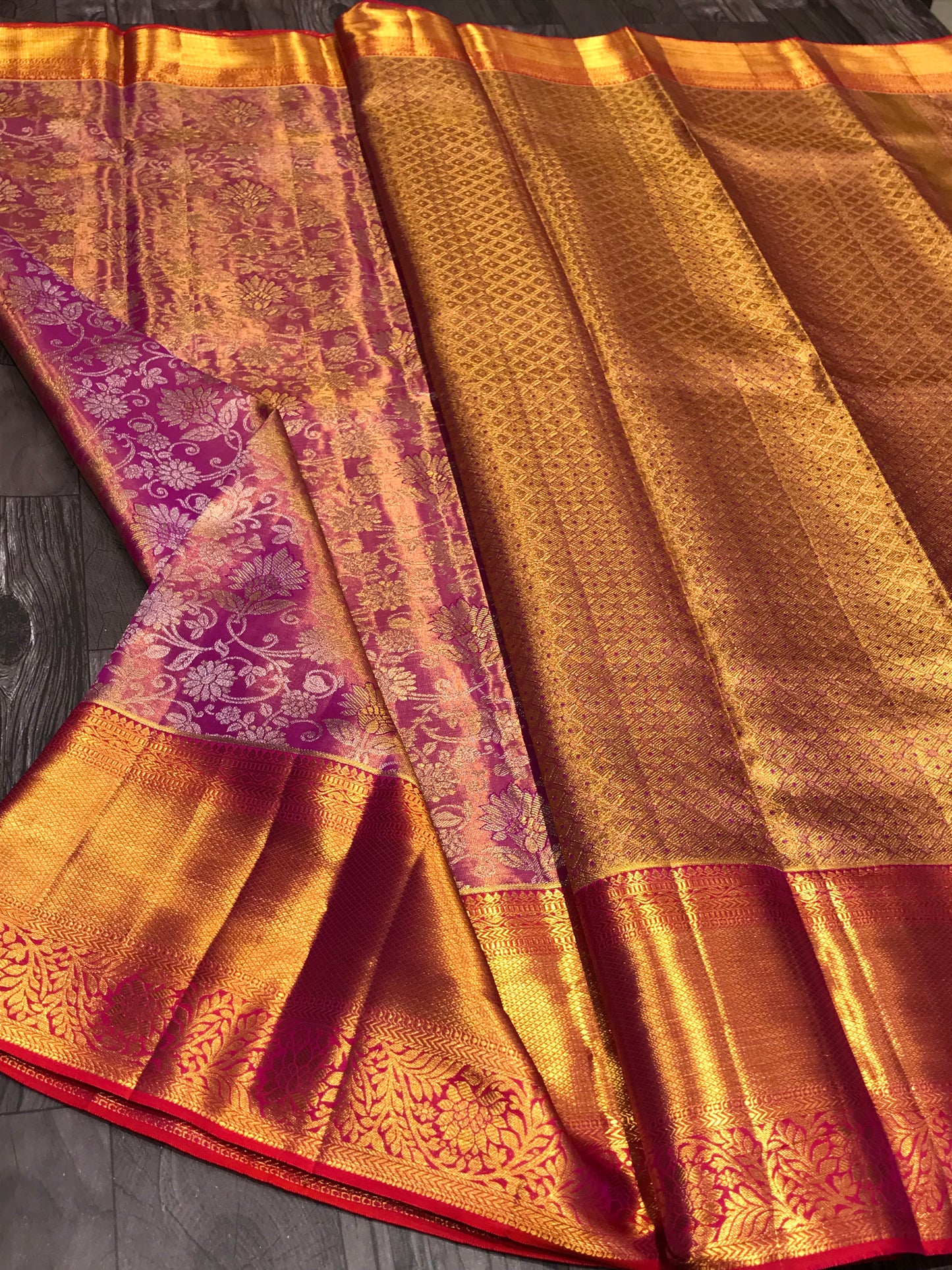 Pure Kanchipuram Tissue Silk Saree