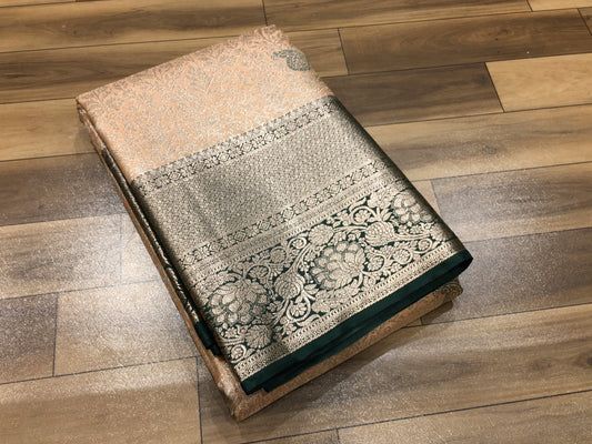 Semi Kanchipuram Tissue Saree