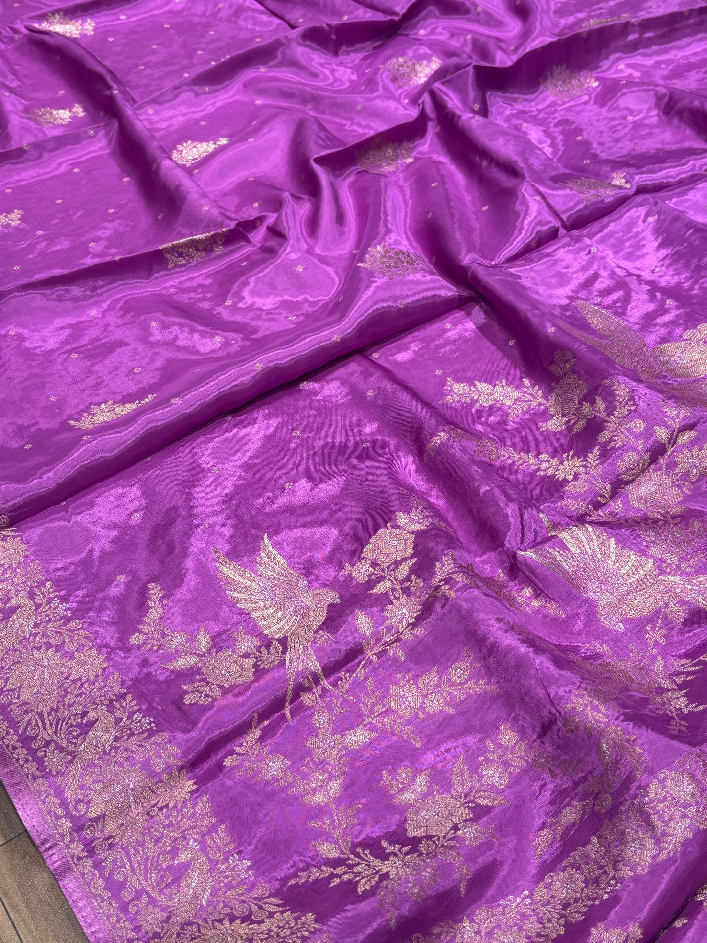 Satin Crape Saree