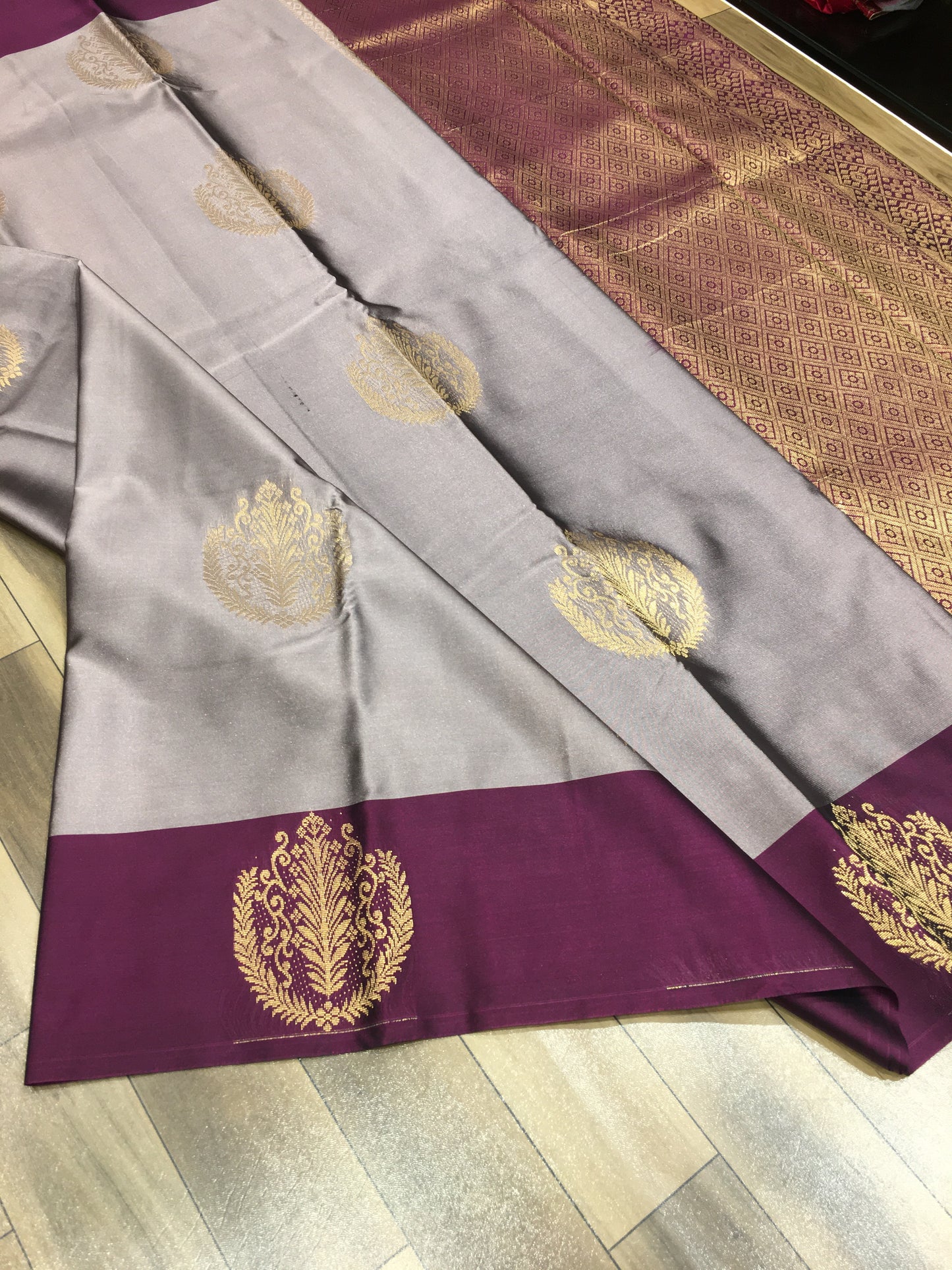 Semi Kanchipuram Silk Saree and