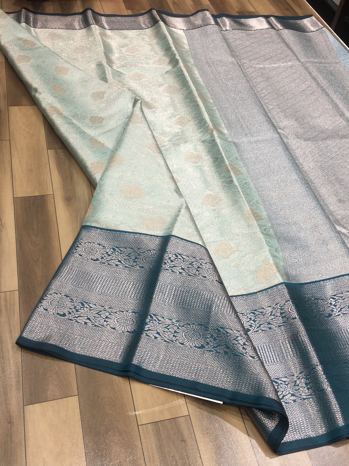 Semi Kanchipuram Brocade Saree