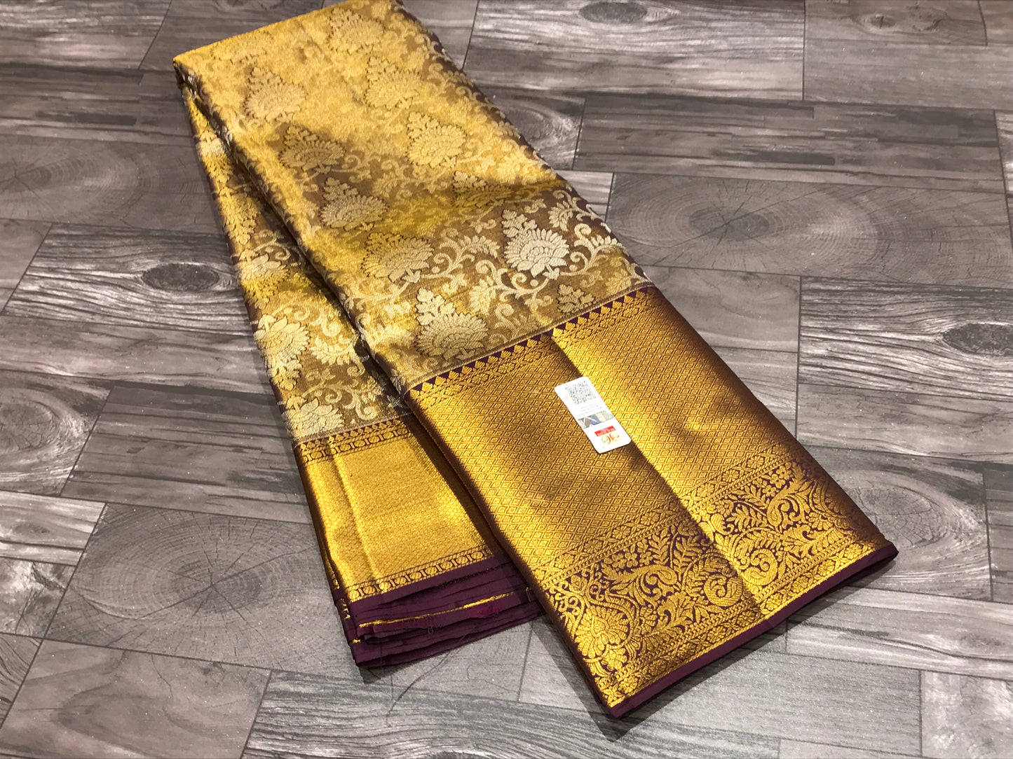 Pure Kanchipuram Tissue Silk Saree