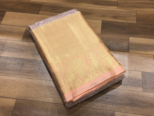 Semi Kanchipuram Tissue Saree