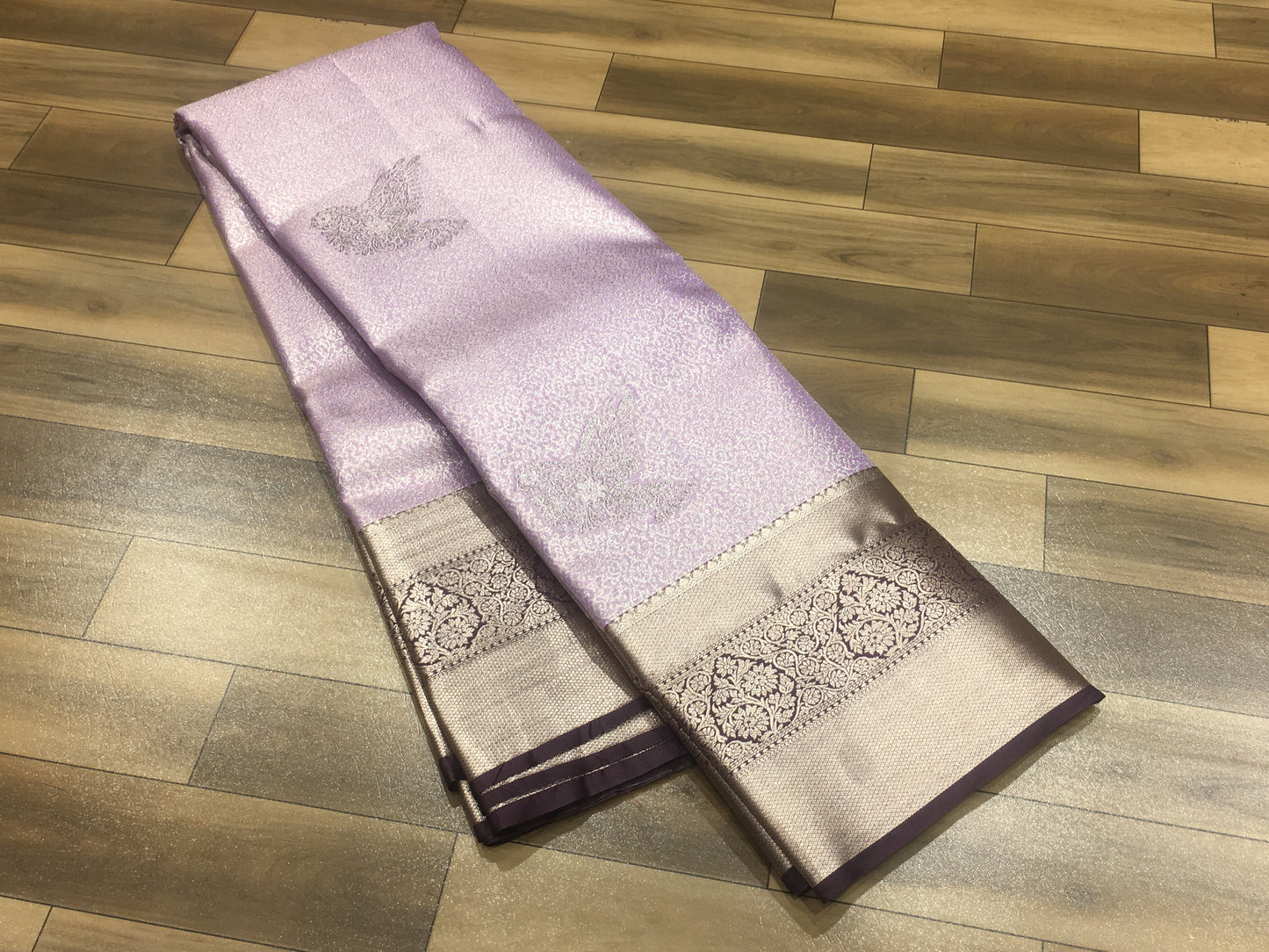 Semi Kanchipuram Tissue Saree