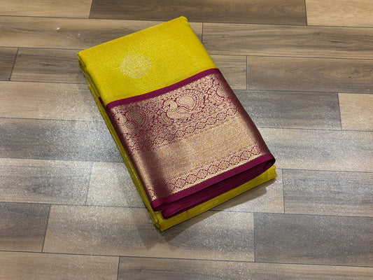 Semi kanchivaram silk saree