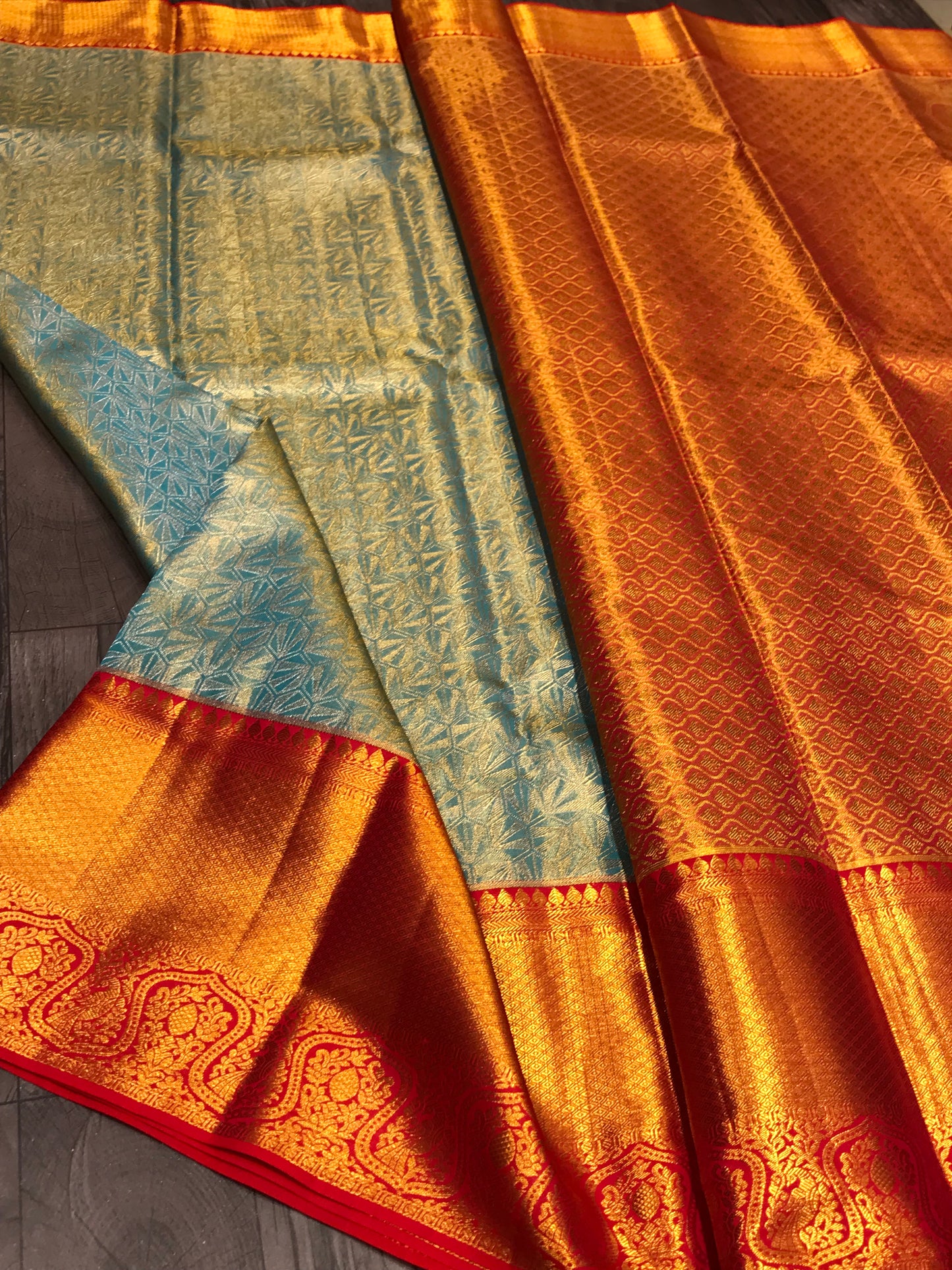 Pure Kanchipuram Tissue Silk Saree