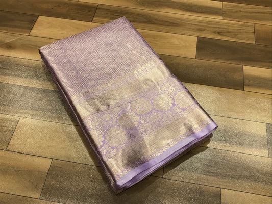 Semi Kanchipuram Tissue Saree