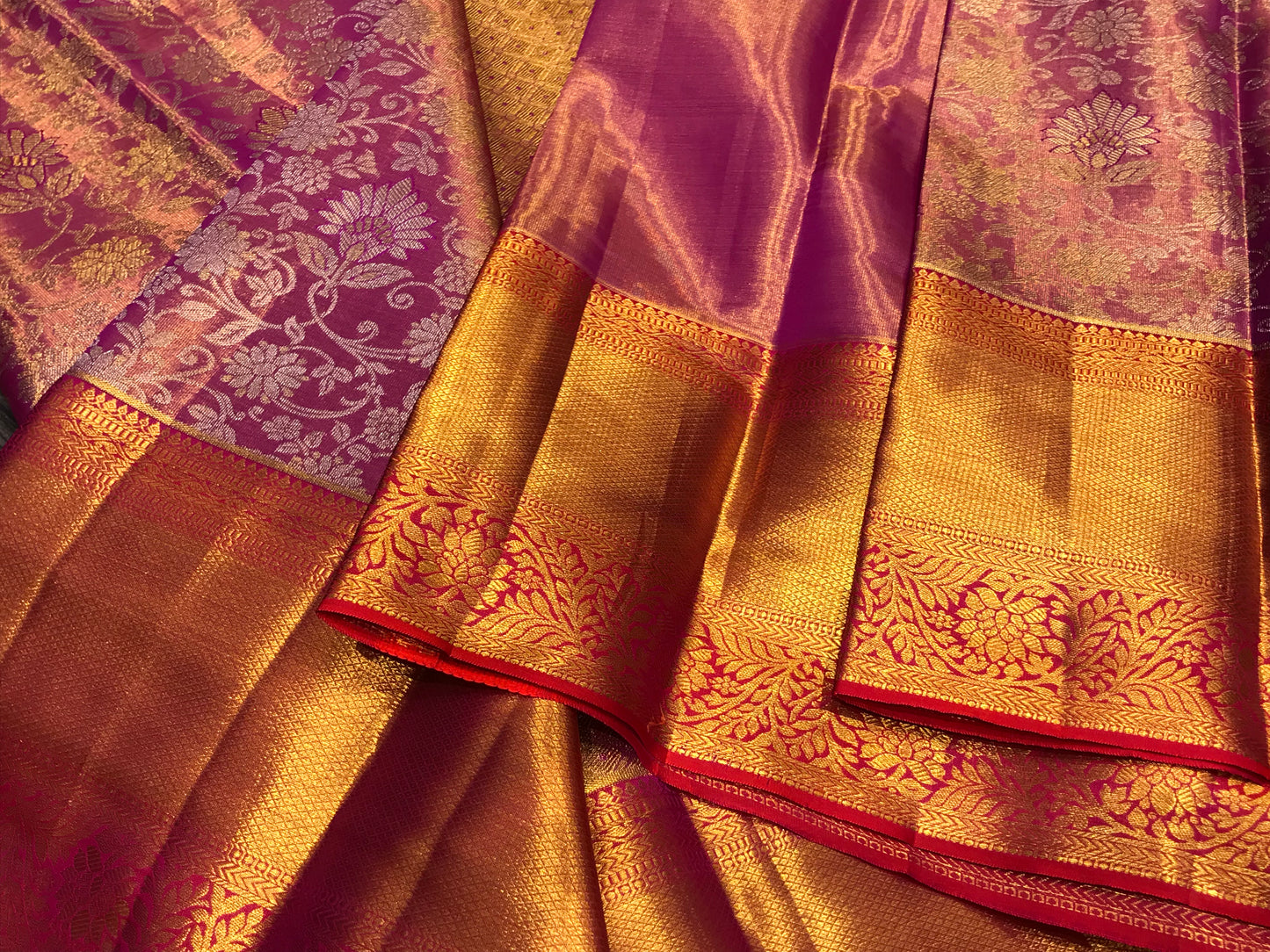 Pure Kanchipuram Tissue Silk Saree