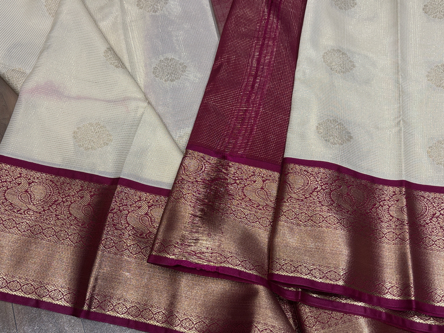 Semi Kanchipuram silk saree