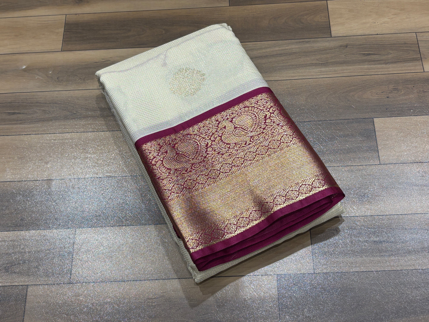 Semi Kanchipuram silk saree