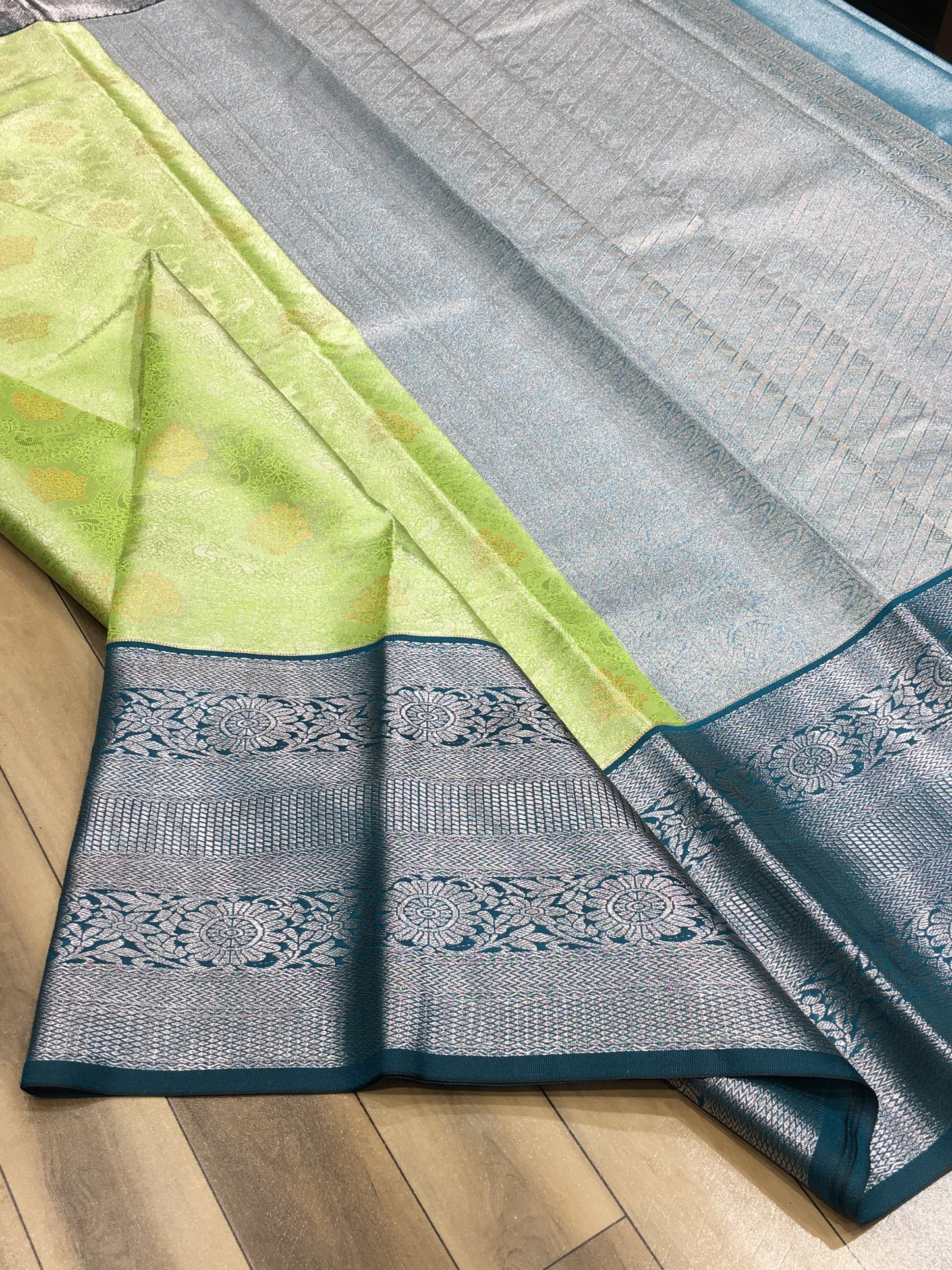 Semi Kanchipuram Brocade Saree