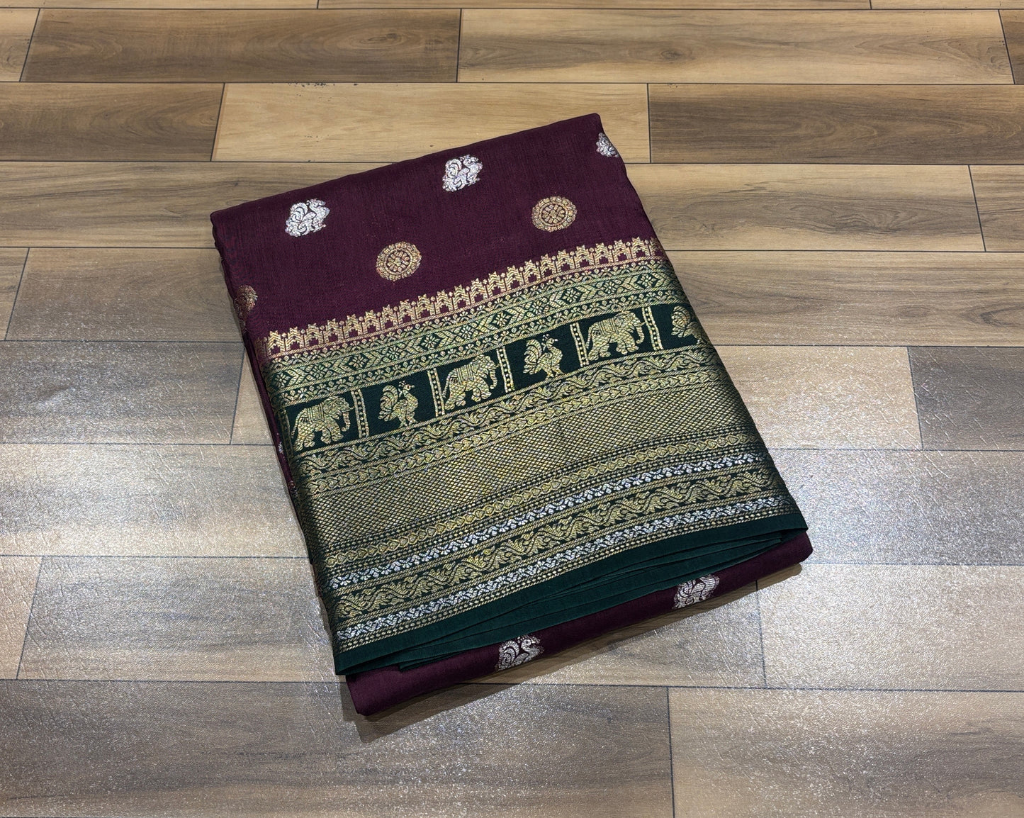 Munga crape Saree