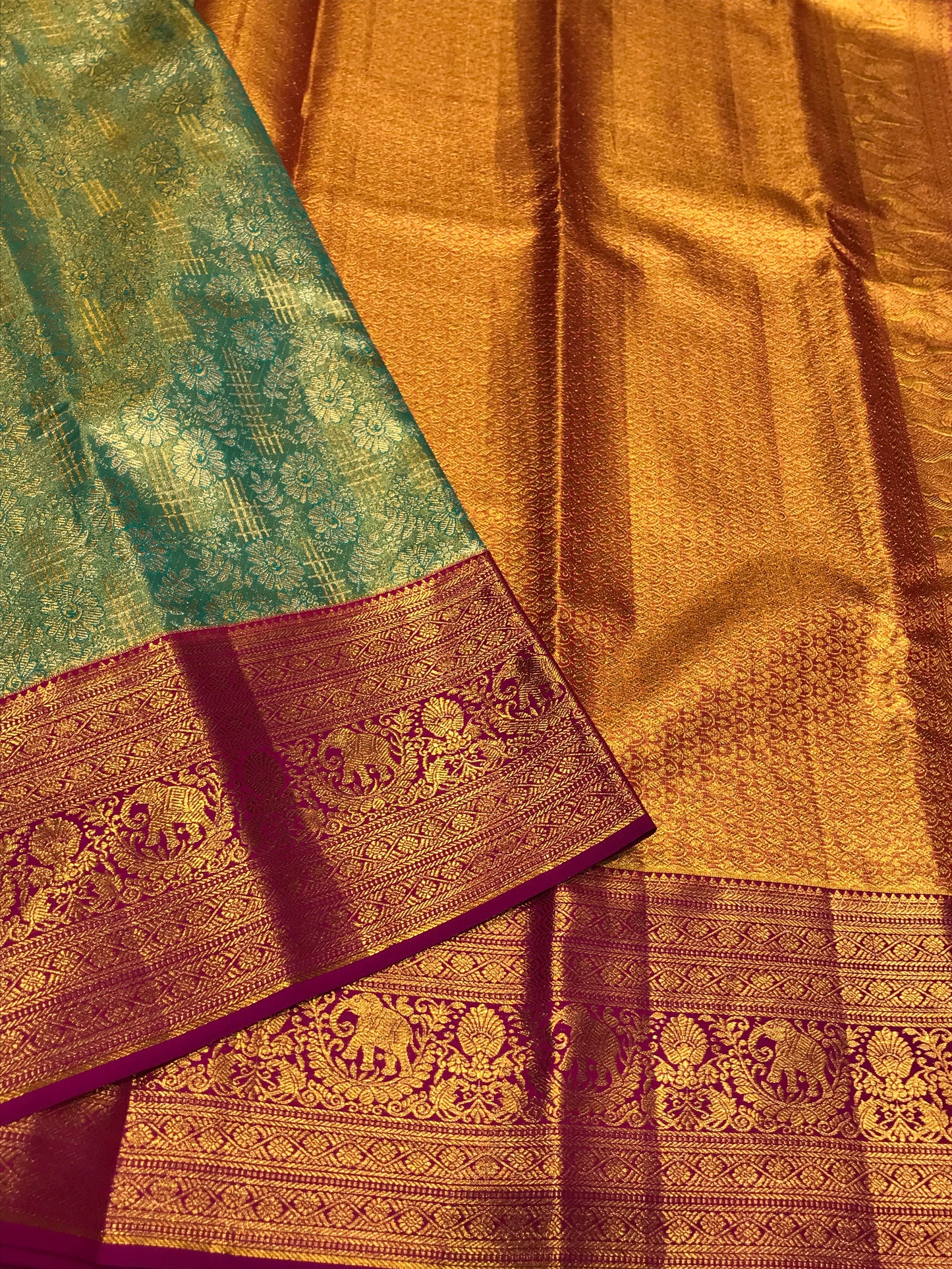 Pure Kanchipuram Tissue Silk Saree