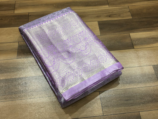 Semi Kanchipuram Tissue Saree