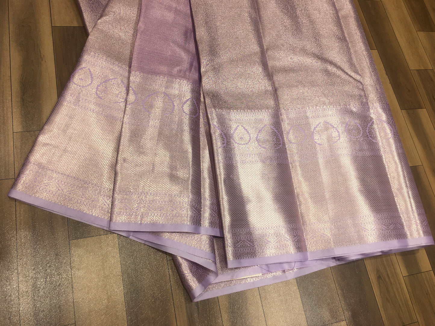 Semi Kanchipuram Tissue Saree