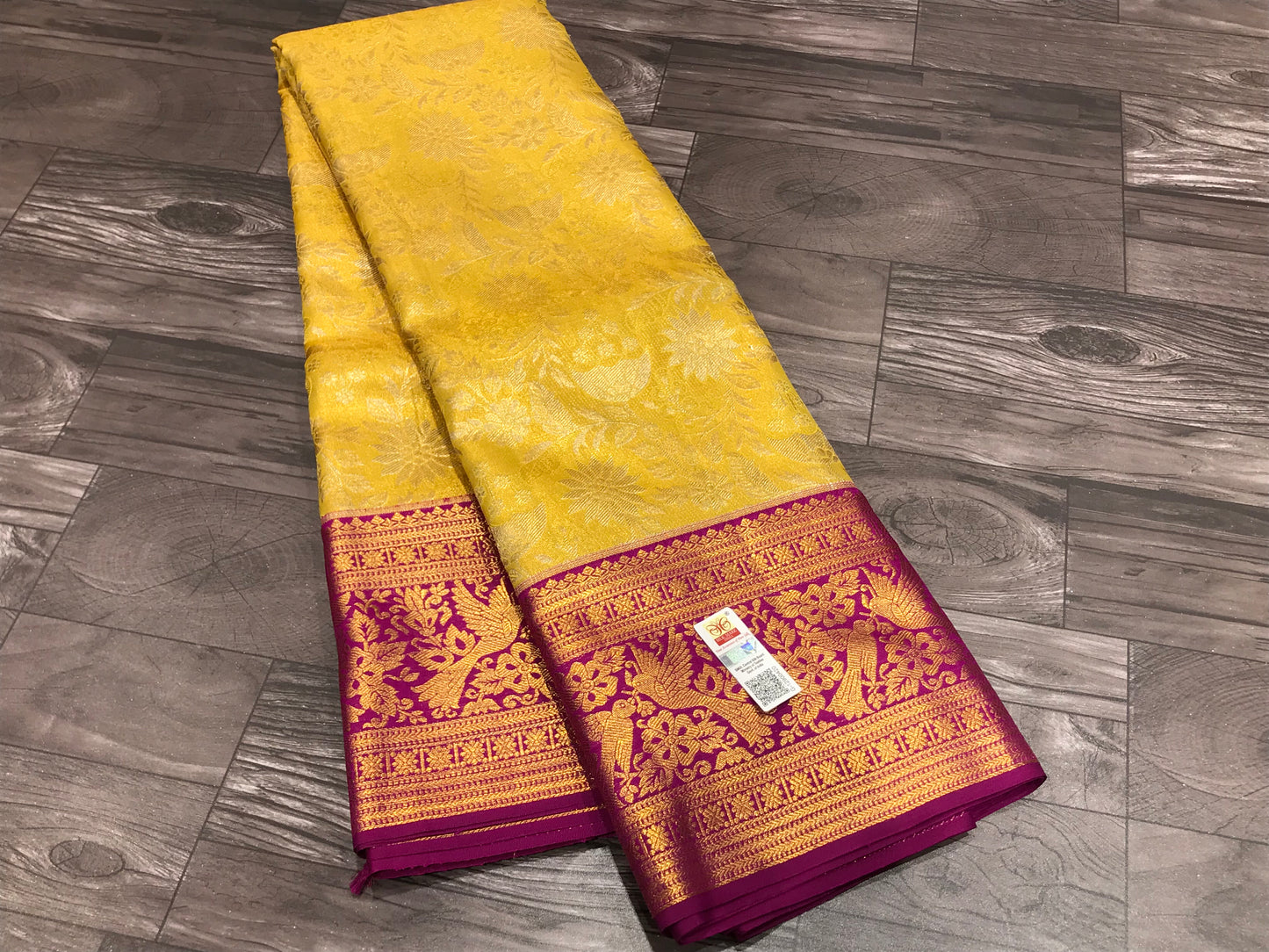 Pure kanchipuram Tissue Saree