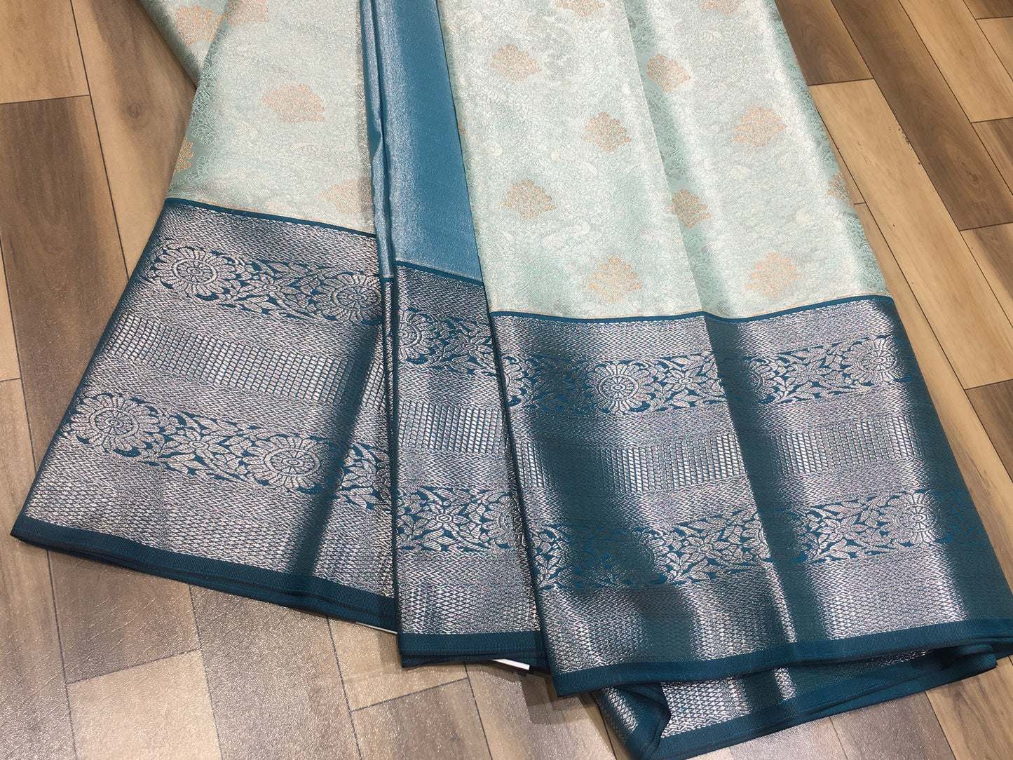 Semi Kanchipuram Brocade Saree