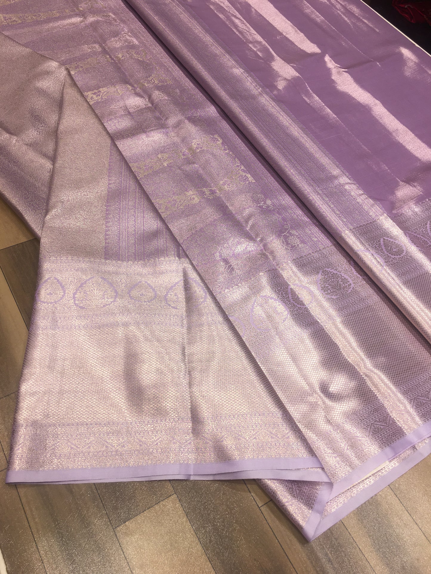 Semi Kanchipuram Tissue Saree