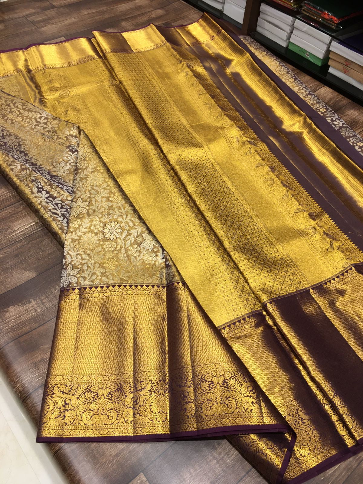 Pure Kanchipuram Tissue silk