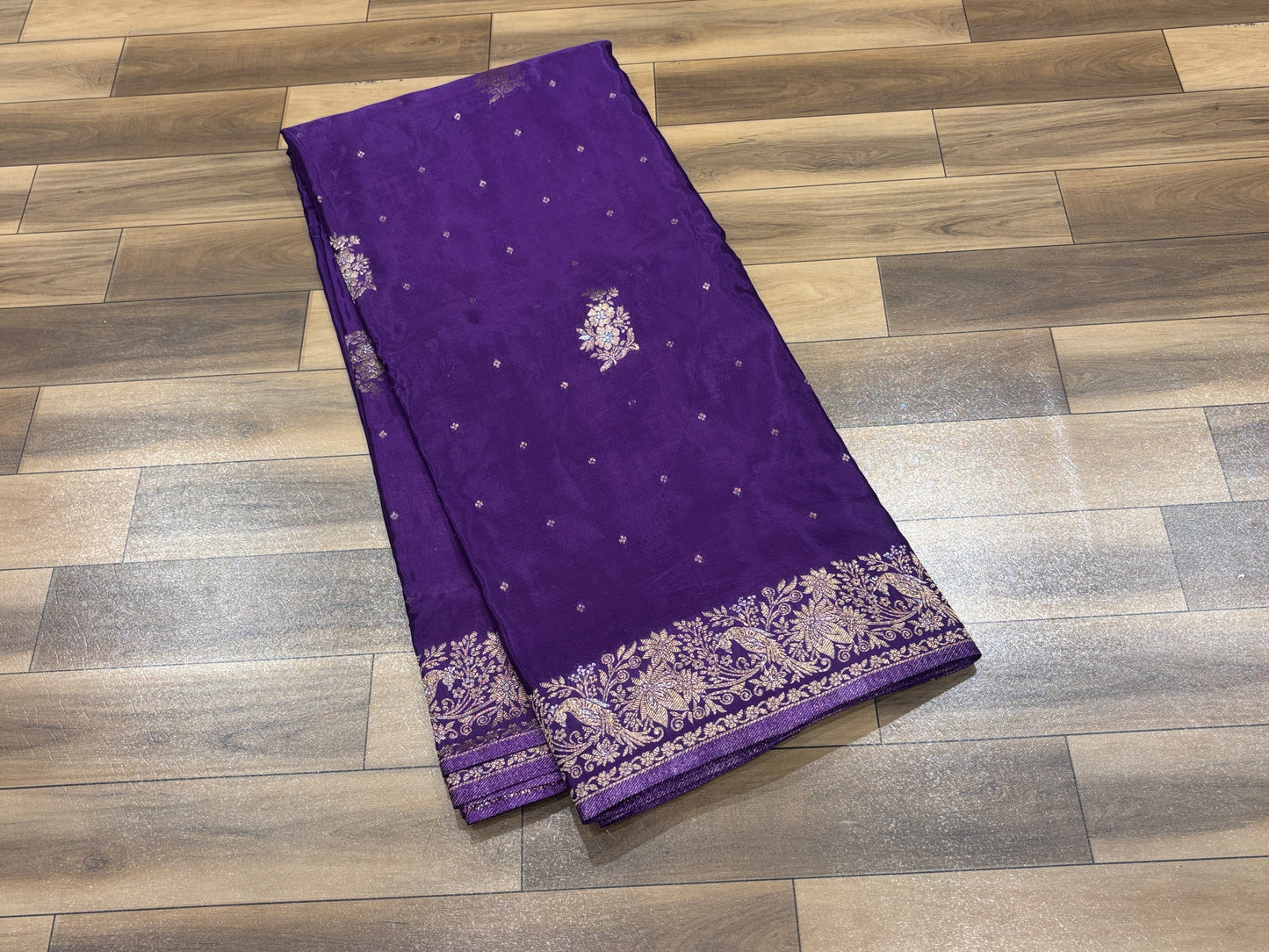 Satin Crape Saree