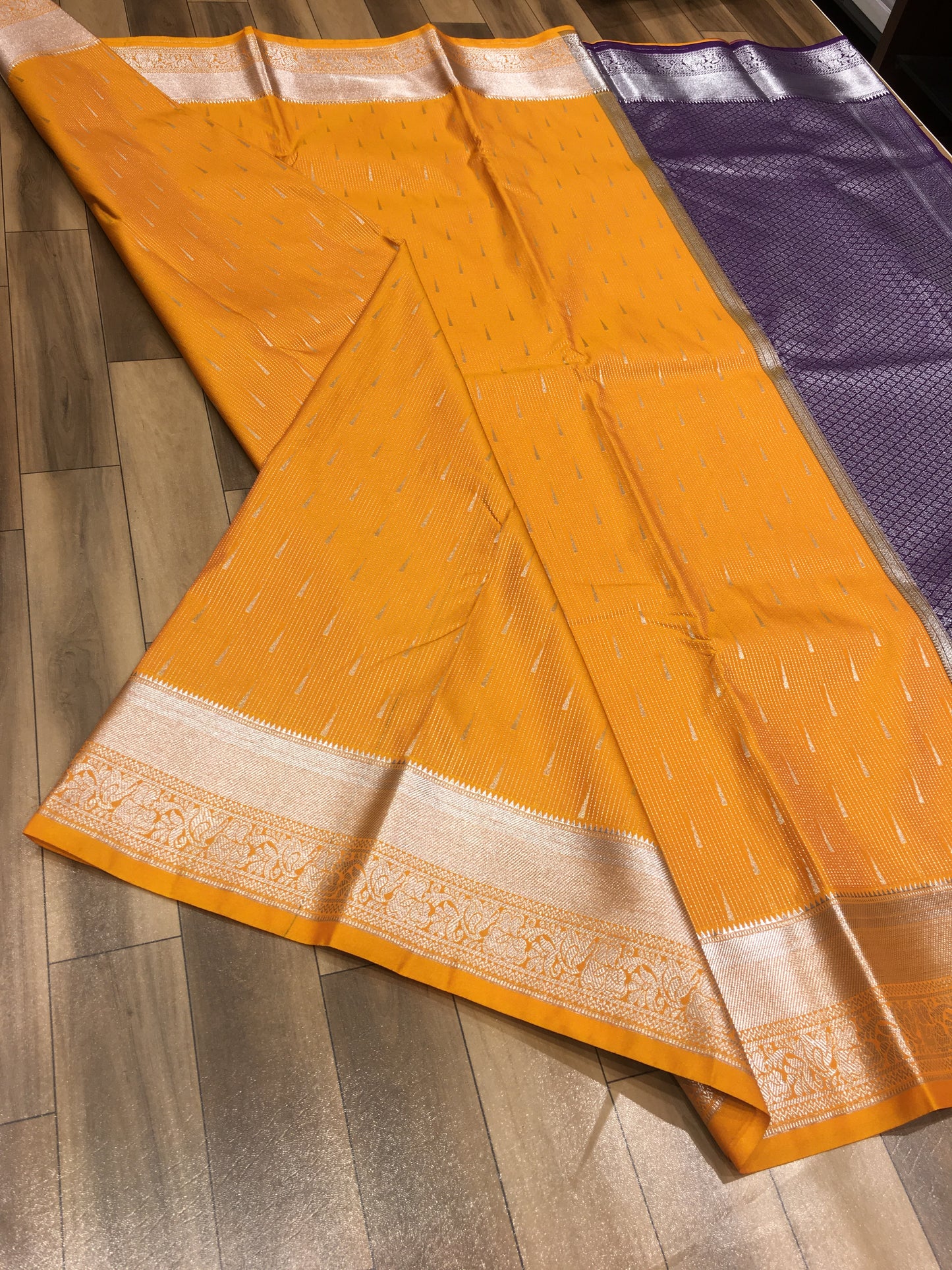 Semi Kanchipuram silk saree