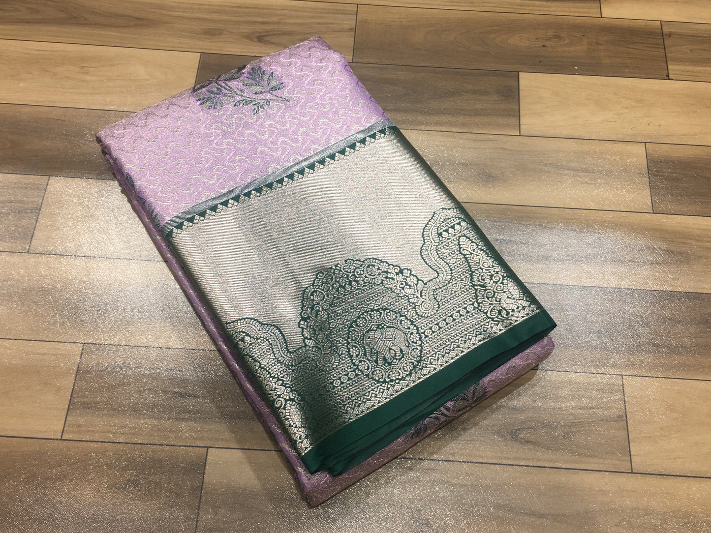 Semi Kanchipuram Tissue Saree