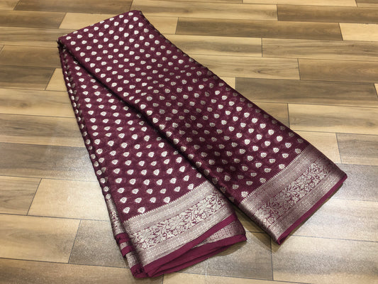 Chiffon Georgette saree