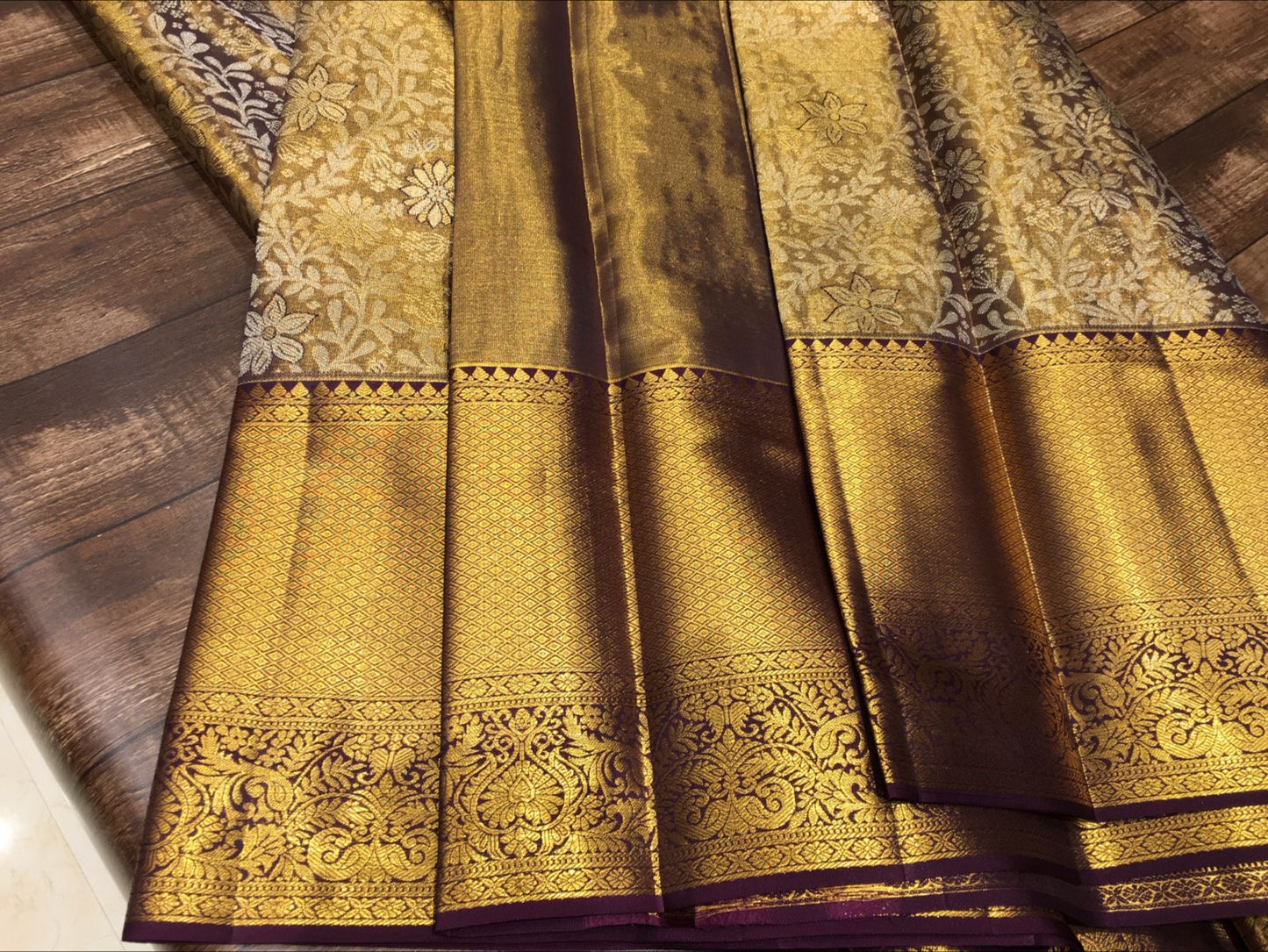 Pure Kanchipuram Tissue silk