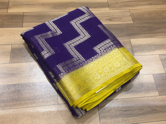 Chiffon Georgette Saree