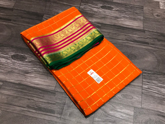 Pure Mysore Silk Saree