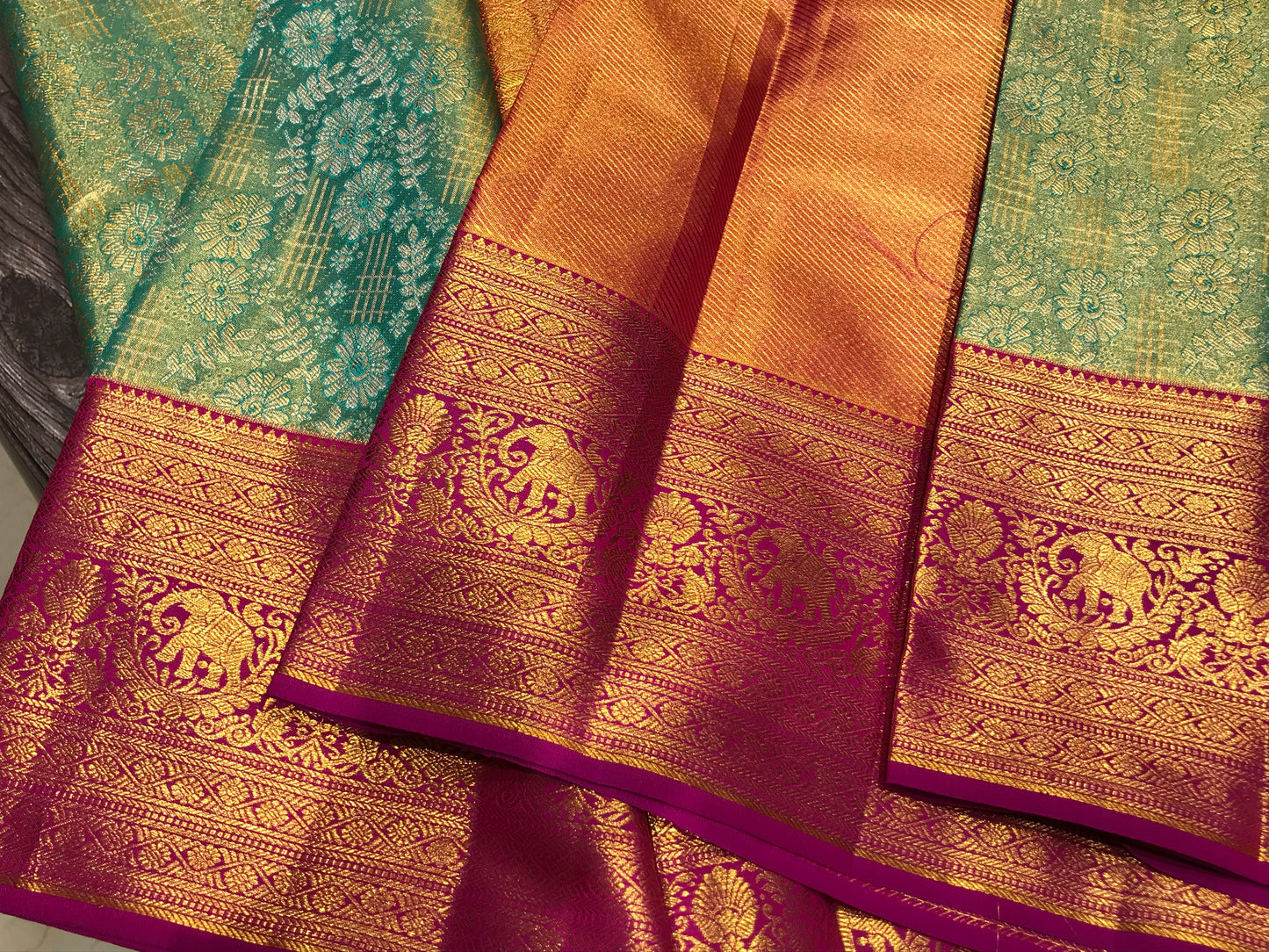 Pure Kanchipuram Tissue Silk Saree