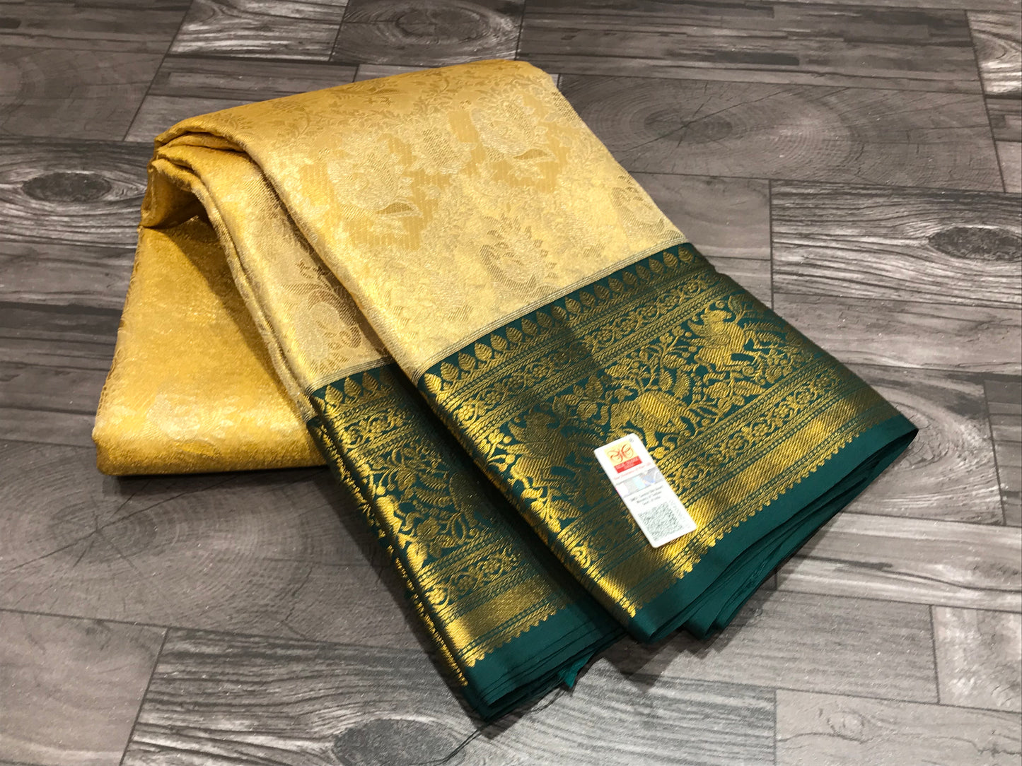 Pure Kanchipuram Tissue Saree