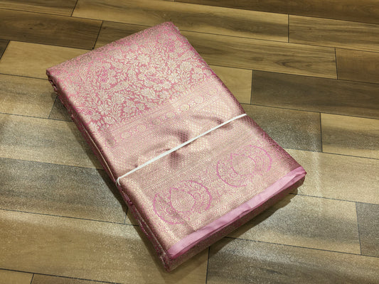 Semi Kanchipuram Tissue Saree