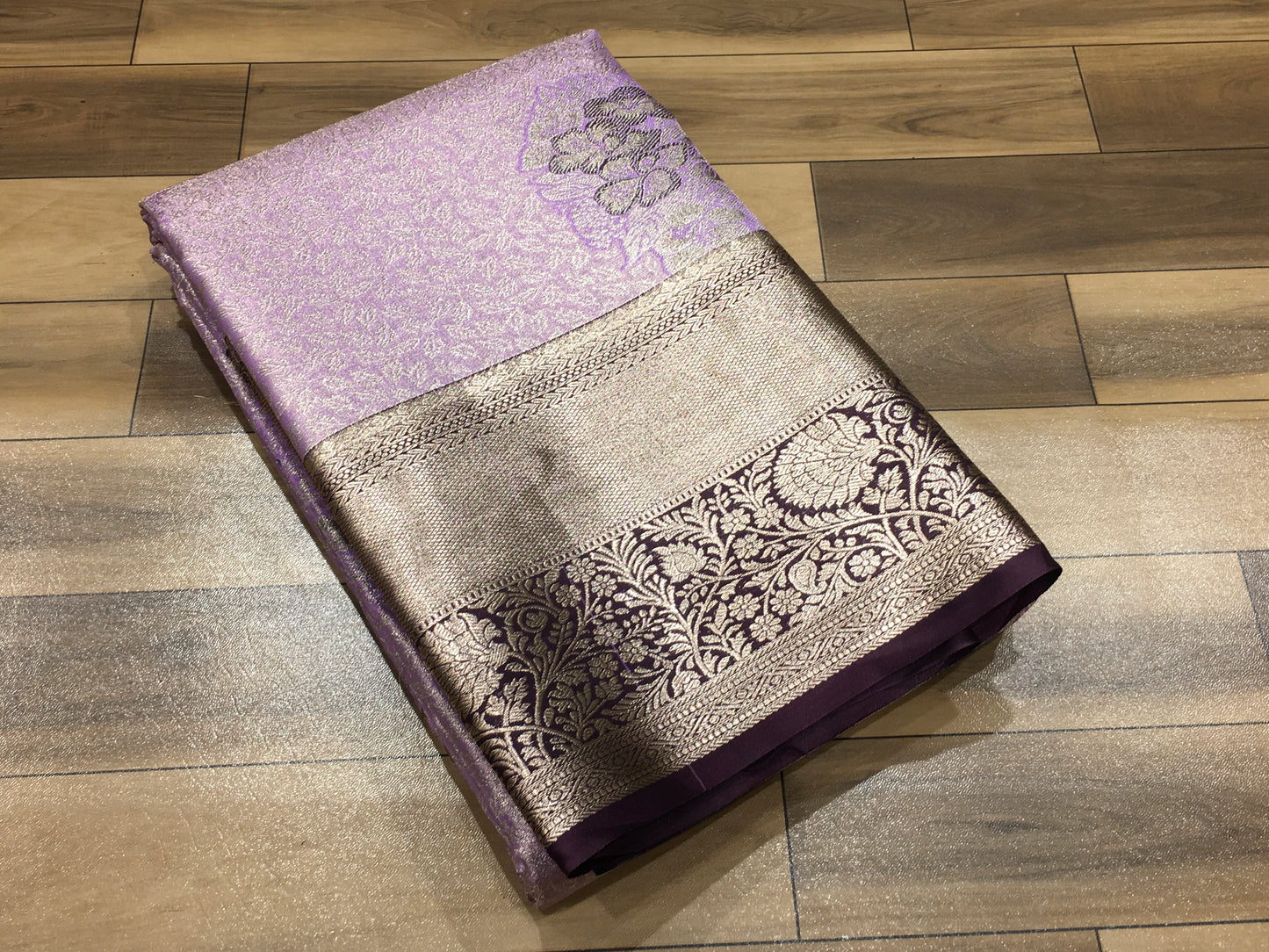 Semi Kanchipuram Tissue Saree