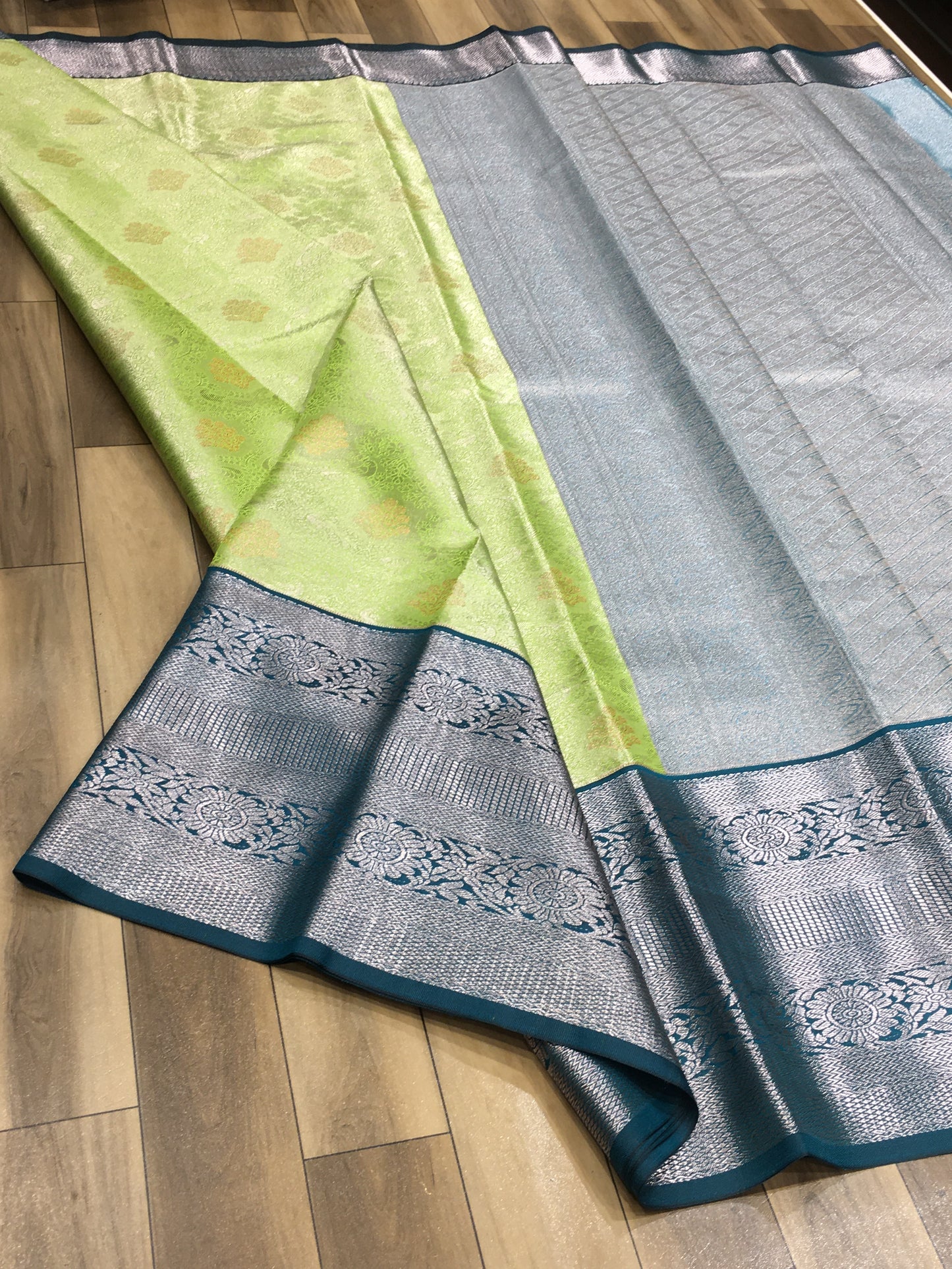 Semi Kanchipuram Brocade Saree