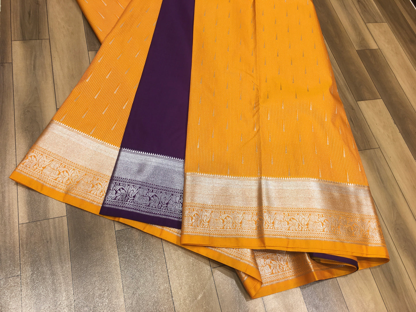 Semi Kanchipuram silk saree