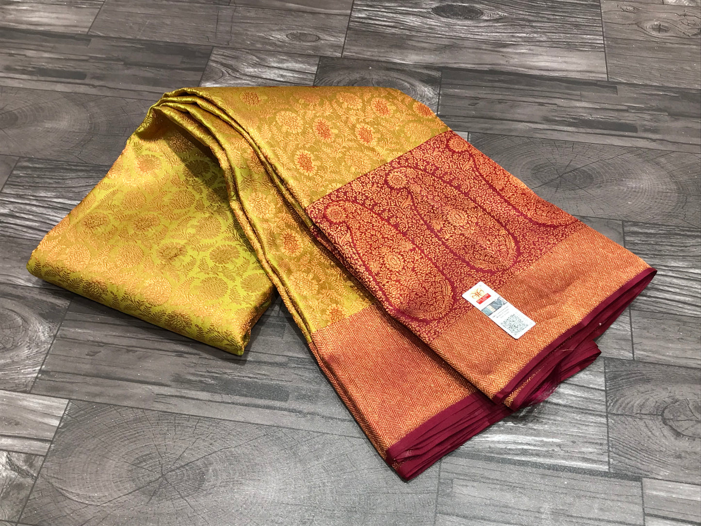 Pure Kanchipuram Tissue silk saree