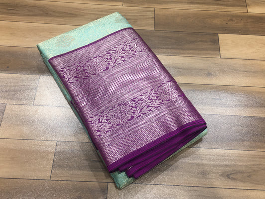 Semi Kanchipuram brocade Saree